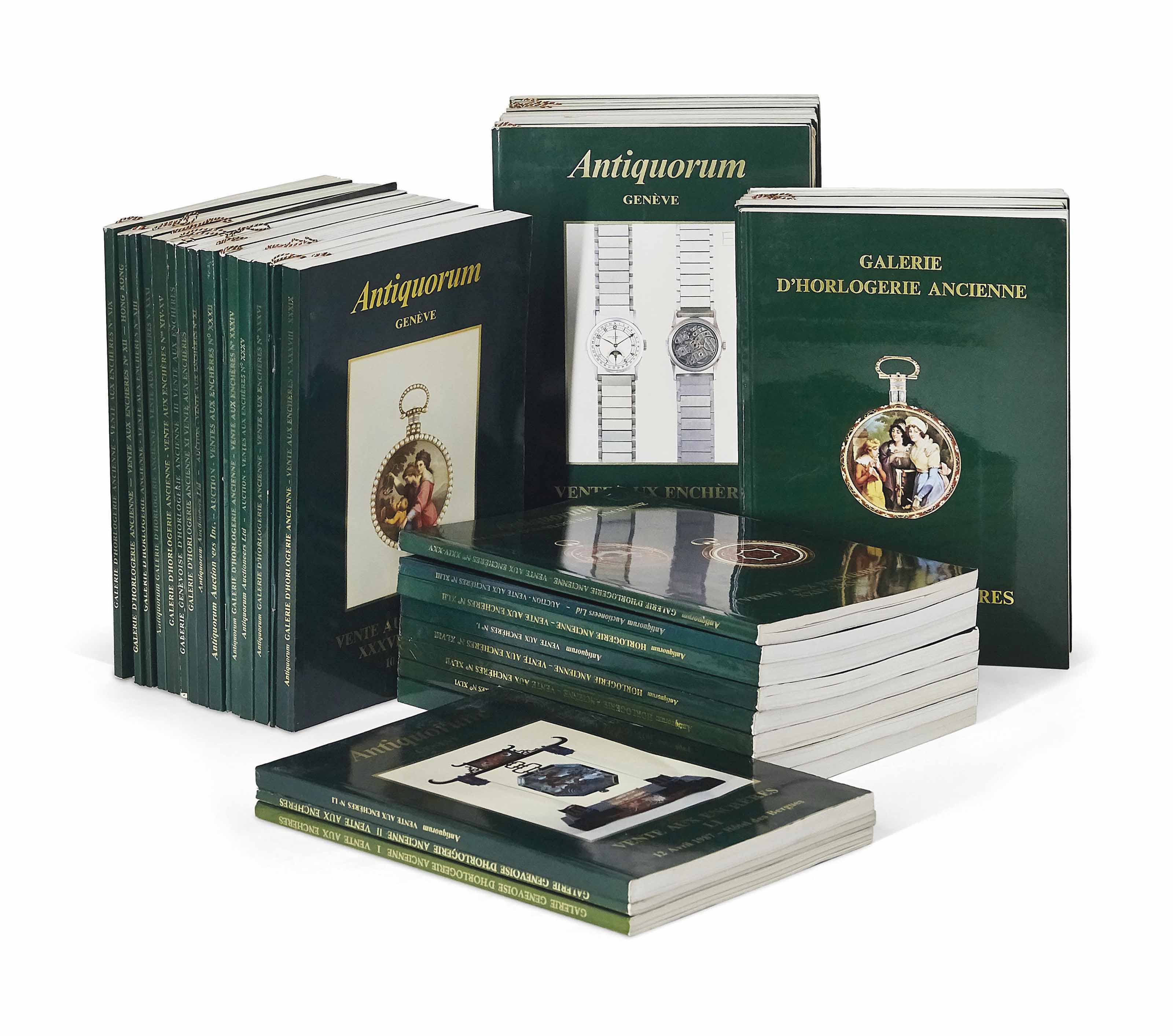 Early Antiquorum and Galerie d'Horlogerie Ancienne catalogues in The Early Days of Vintage Wristwatch Collecting for A Collected Man London
