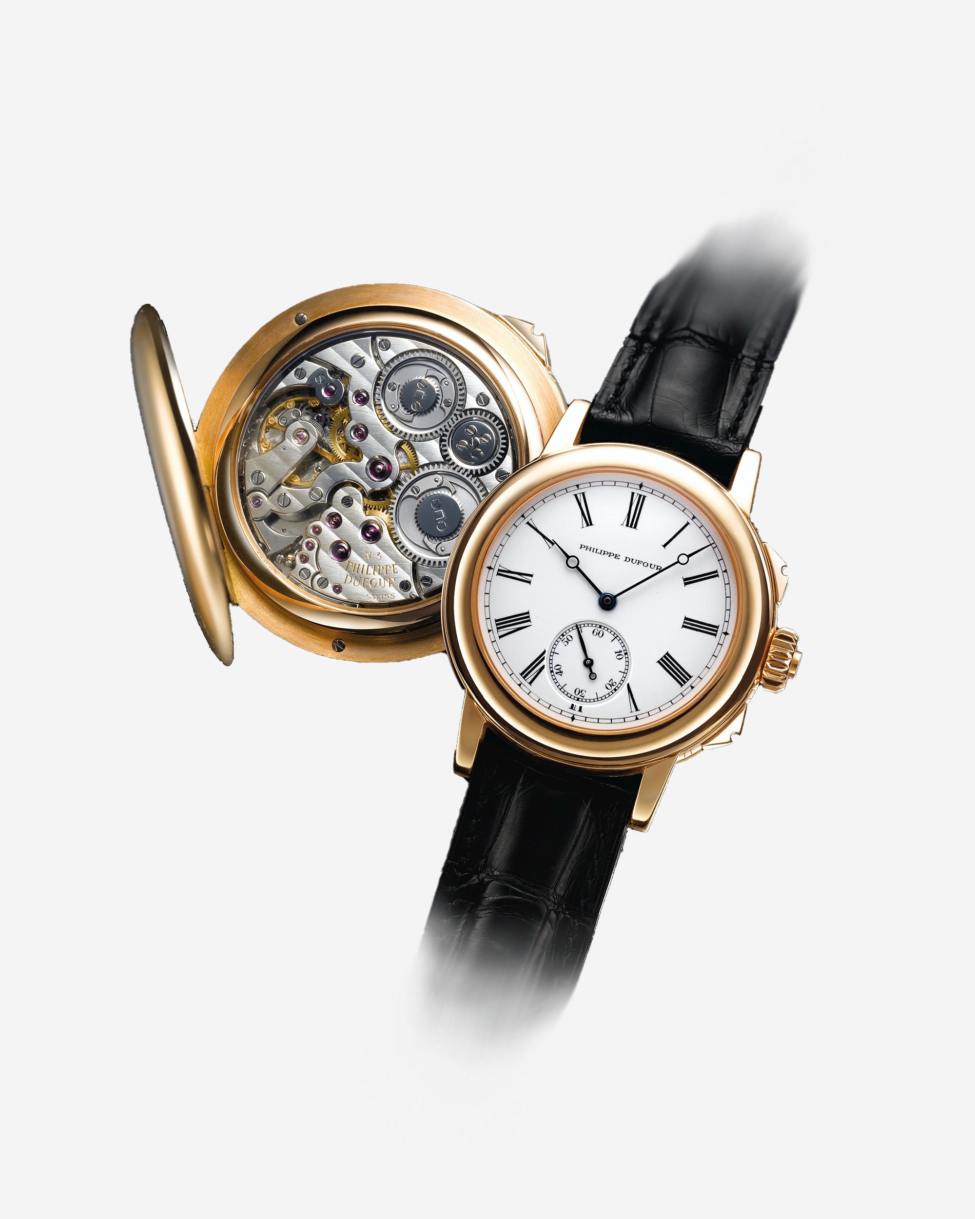 Philippe Dufour Grand Sonnerie minute-repeater wristwatch in yellow gold from A Collected Man London