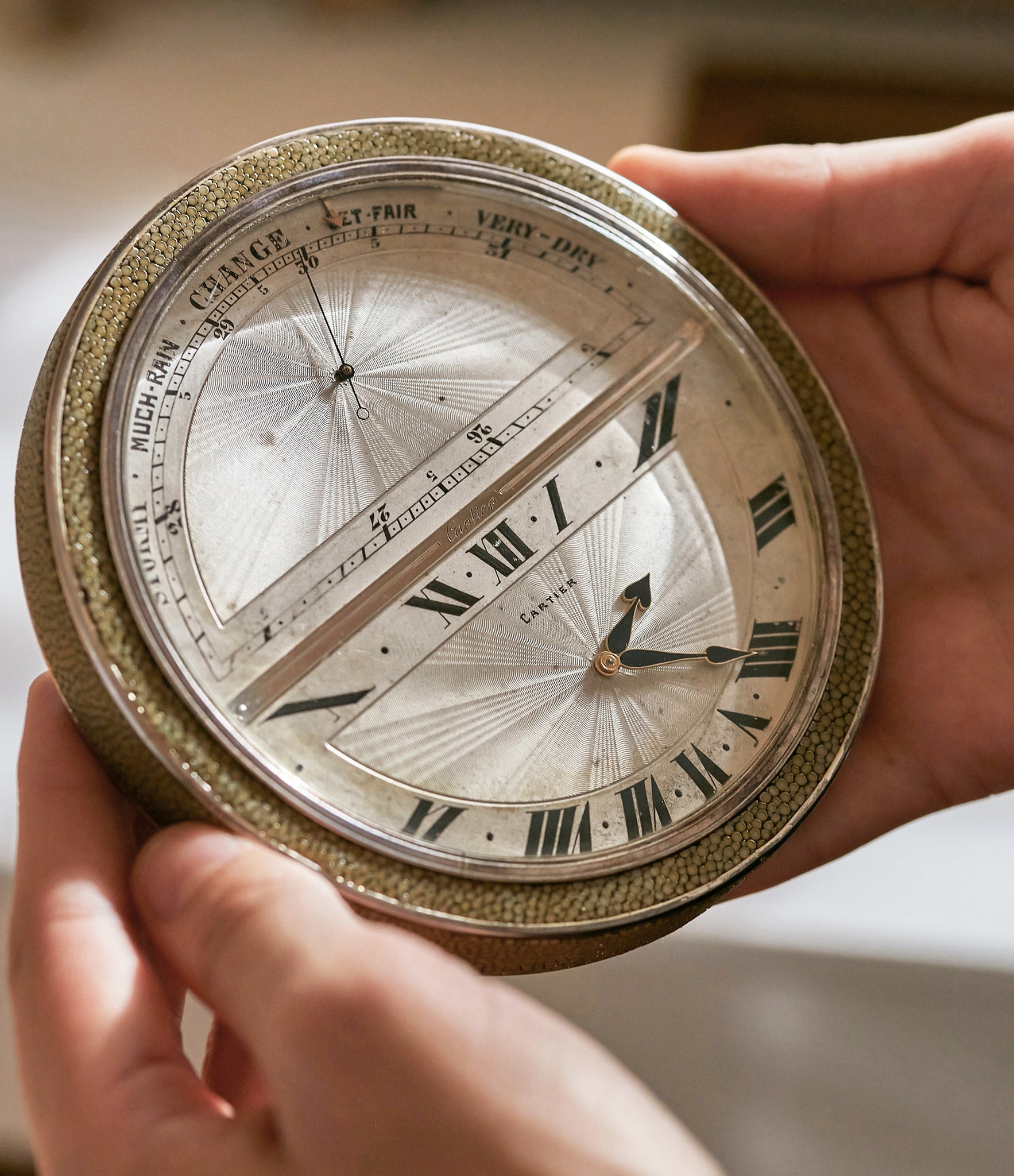 cartier clocks vintage