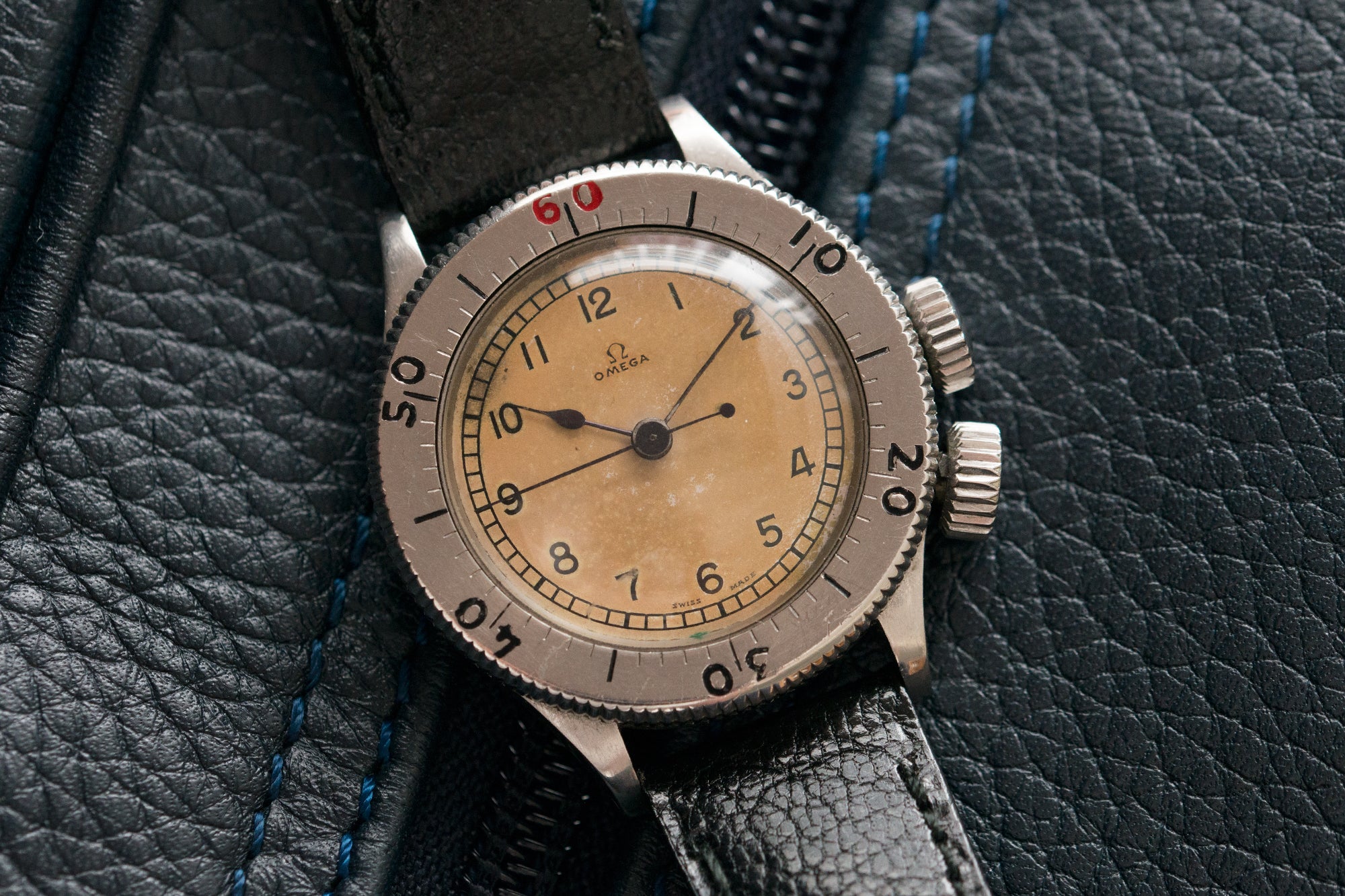 omega pilot watch vintage