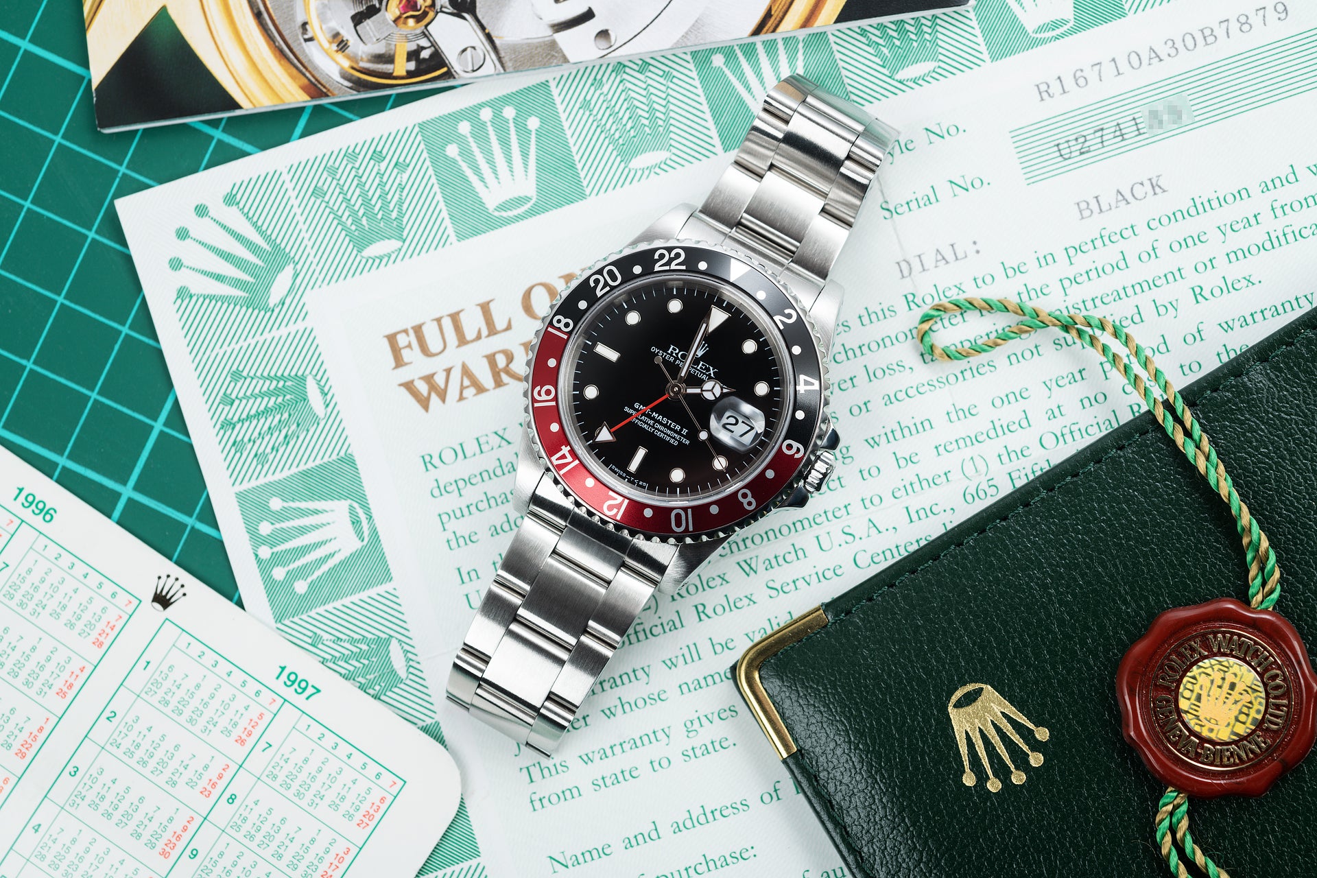 Rolex GMT-Master II ref. 16710 on papers in What Makes a Transitional Watch? for A Collected Man London