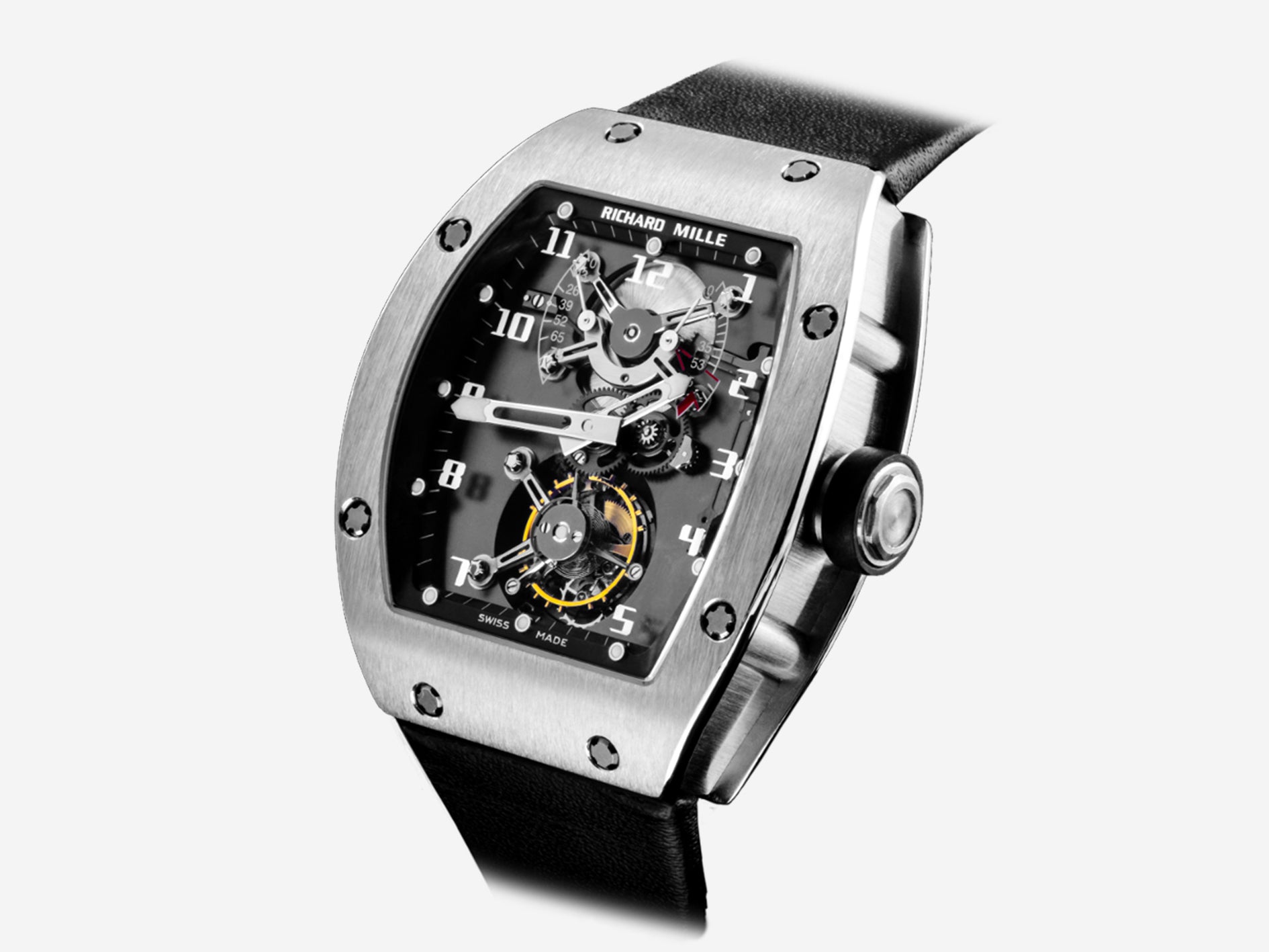 Richard Mille RM001 in white gold pre-production model for early Richard Mille for A Collected Man London