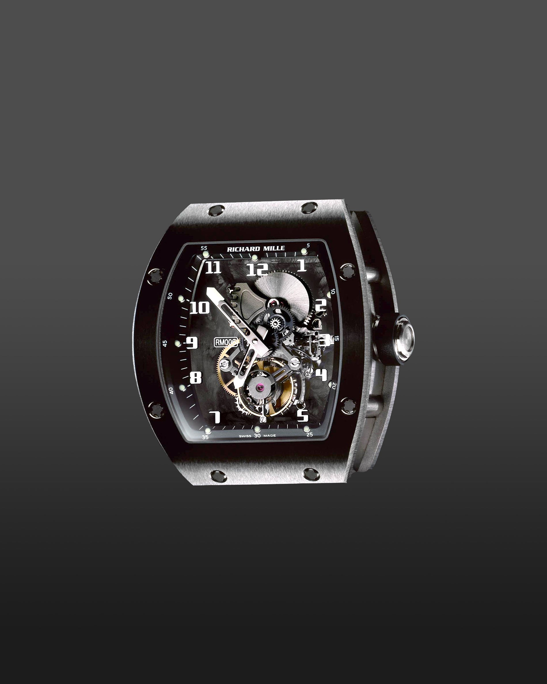 Richard Mille RM006 with the carbon fibre nanotube base plate and titanium case for A Collected Man London