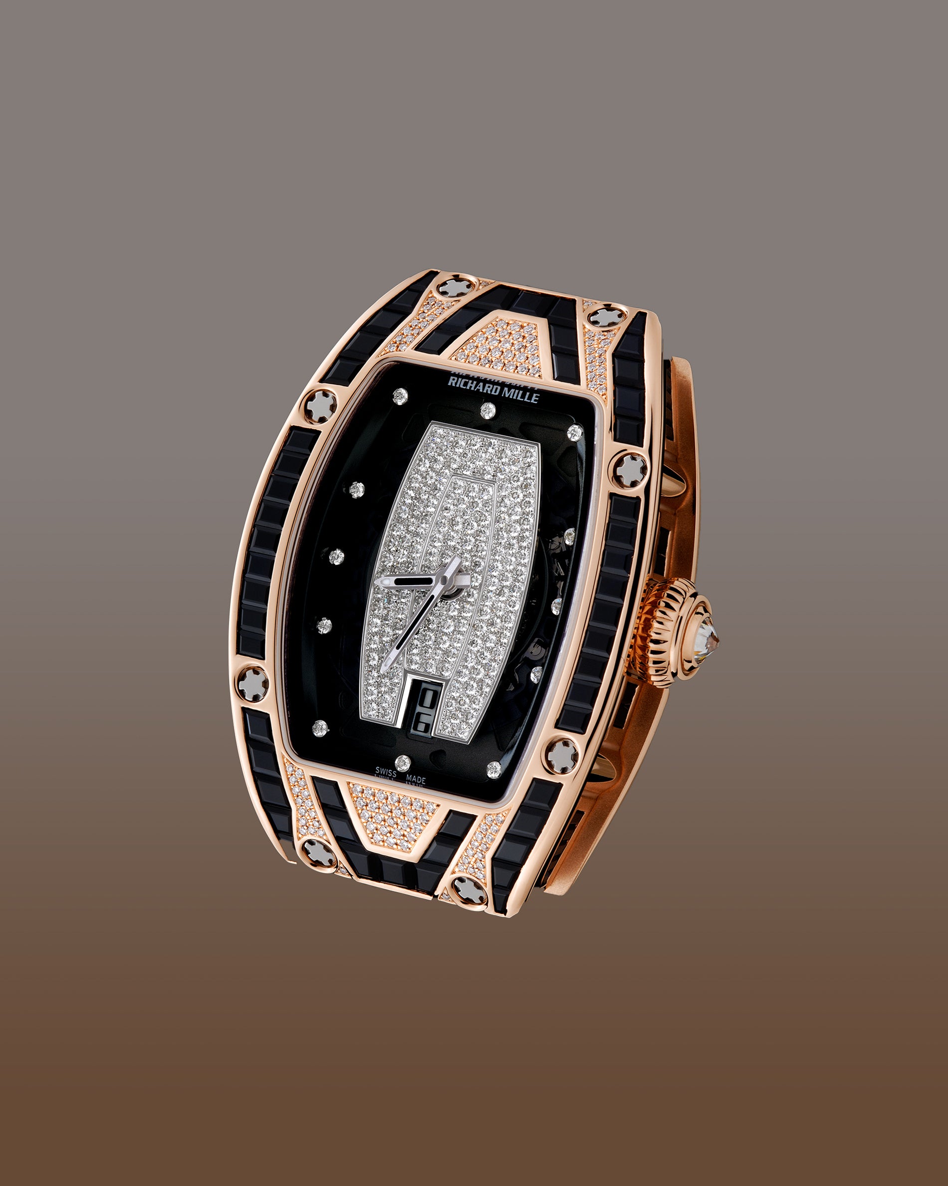 Richard Mille RM007 ladies watch automatic in rose gold set with diamond for A Collected Man London