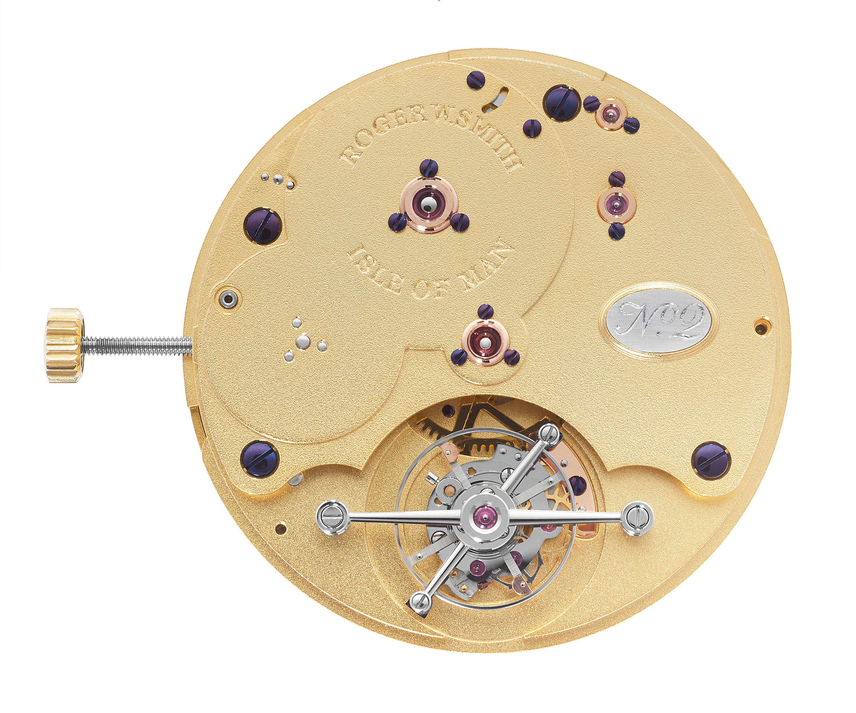 Roger W. Smith watchmaker tourbillon wristwatch number 2 movement for A Collected Man London