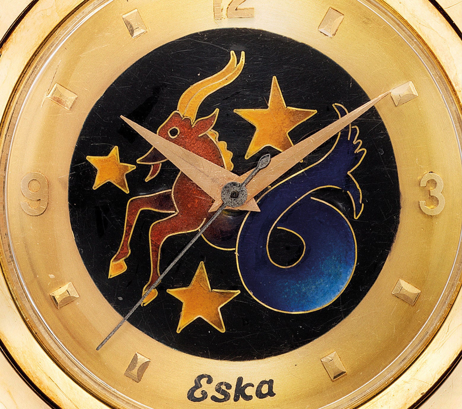 Eska cloisonné dial in The Art of Enamel Dials for A Collected Man London