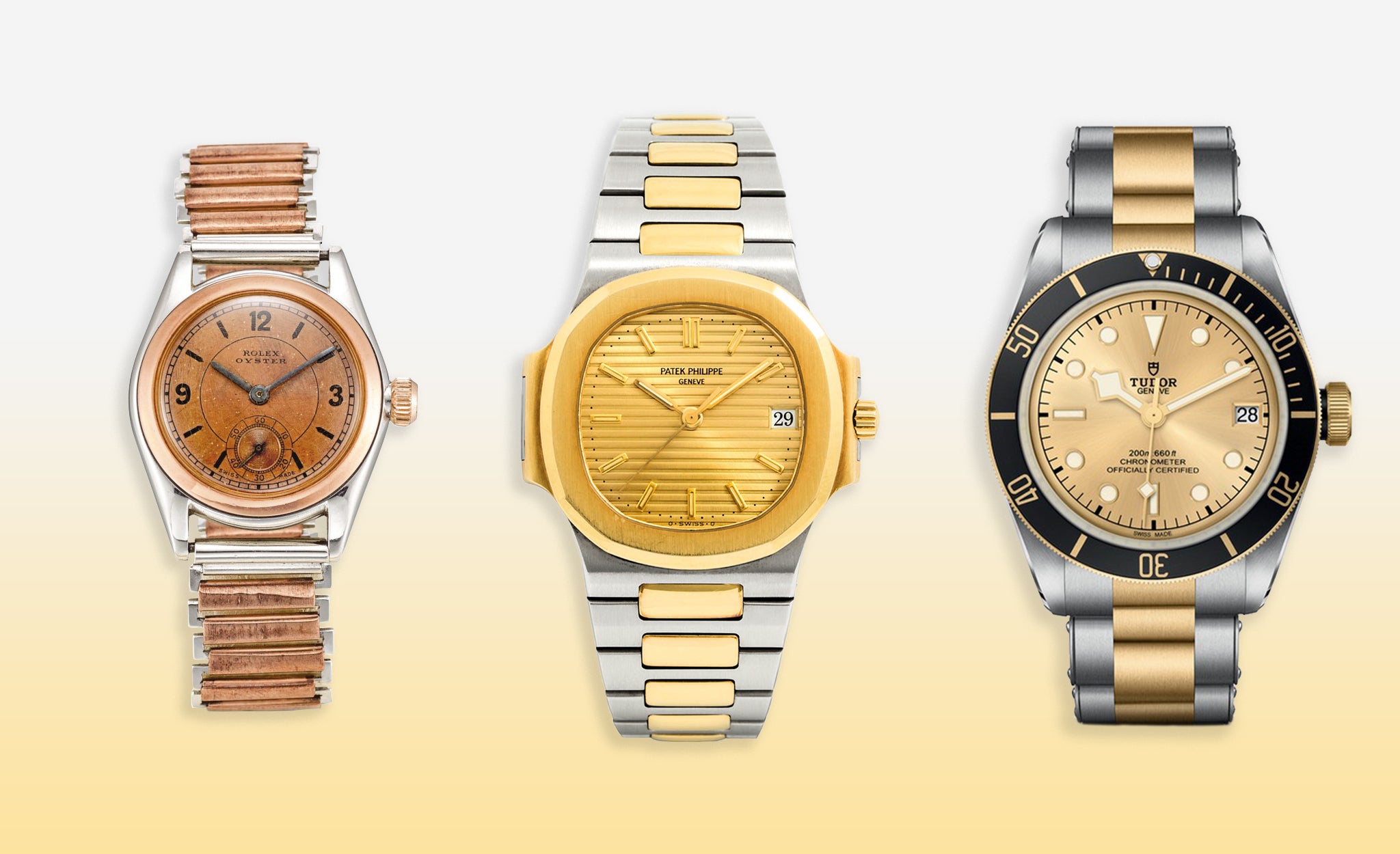 The rise fall of two-tone watches | Read the story in The Journal – A COLLECTED MAN