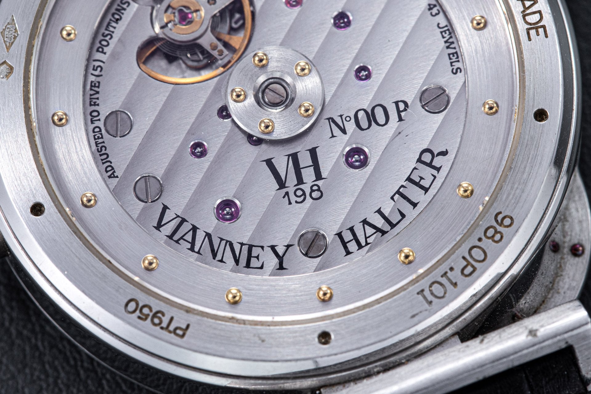 Vianney Halter Antiqua 00 Platinum in Watchmakers Look Back on the First Watch They Made for A Collected Man London