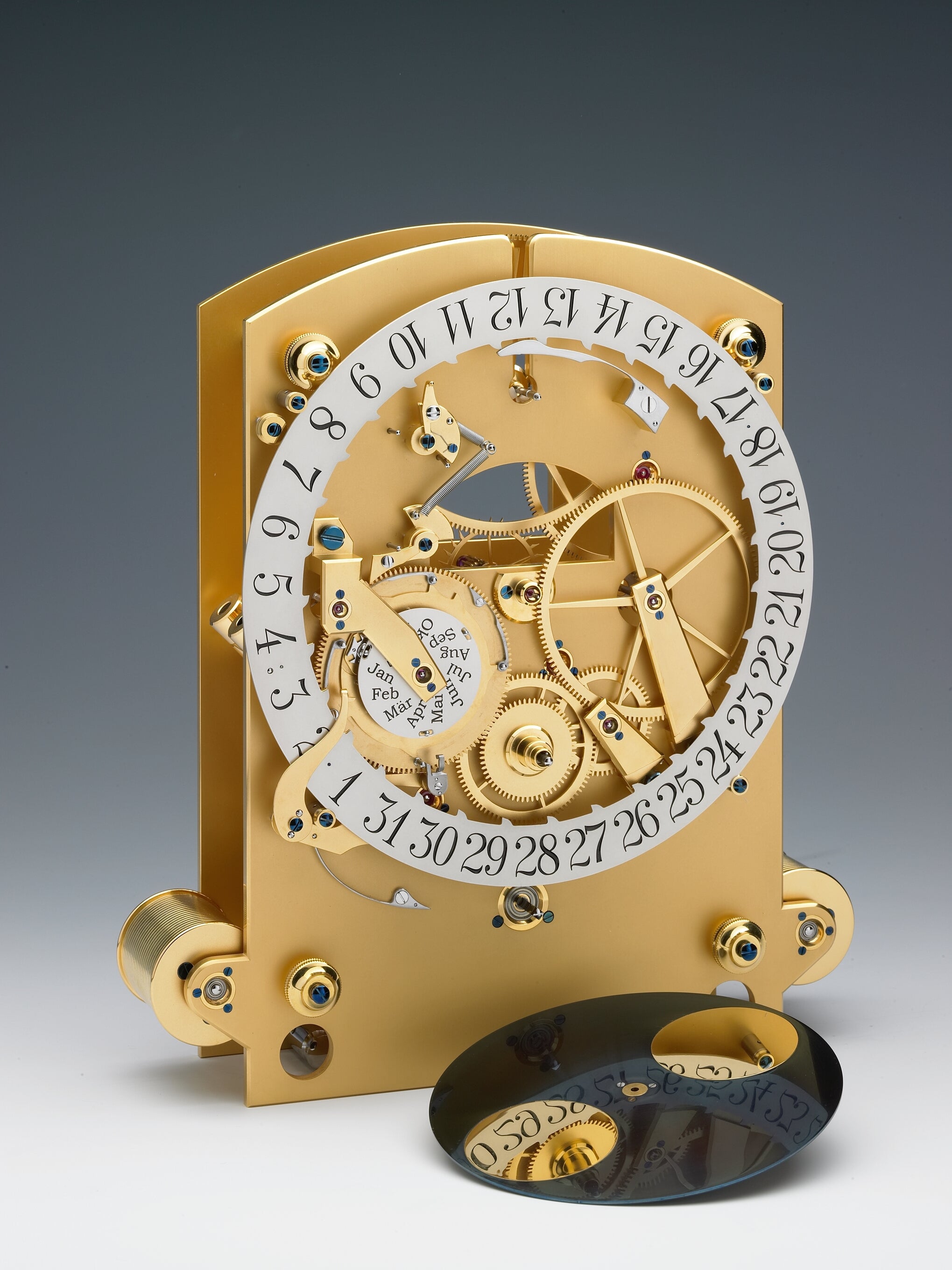 Early table clock by Marco Lang in Watchmakers Look Back on the First Watch They Made for A Collected Man London