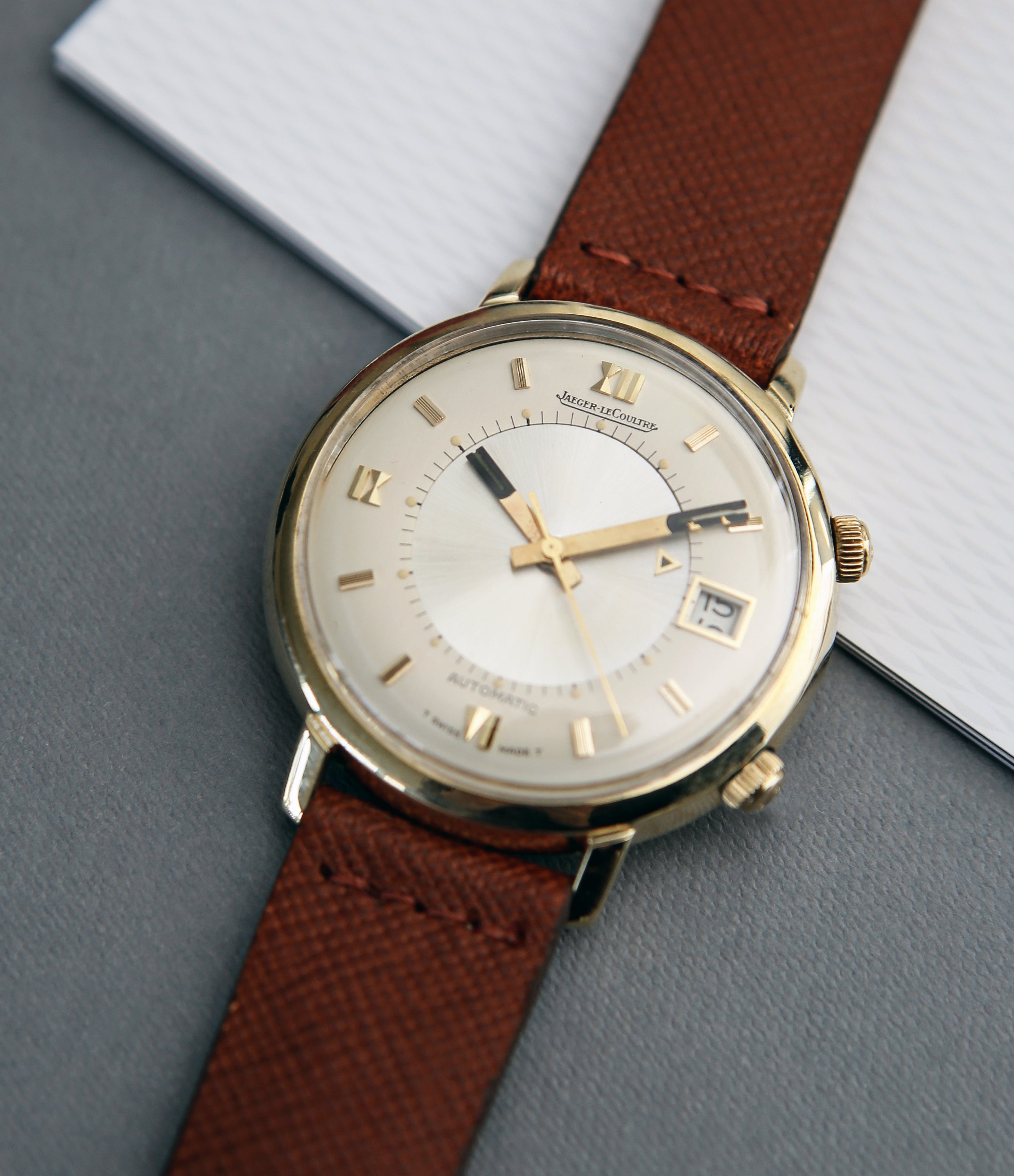 JAEGER-LECOULTRE OVERSIZED MEMOVOX ALARM AND DATE WATCH | CAL. 825 ...