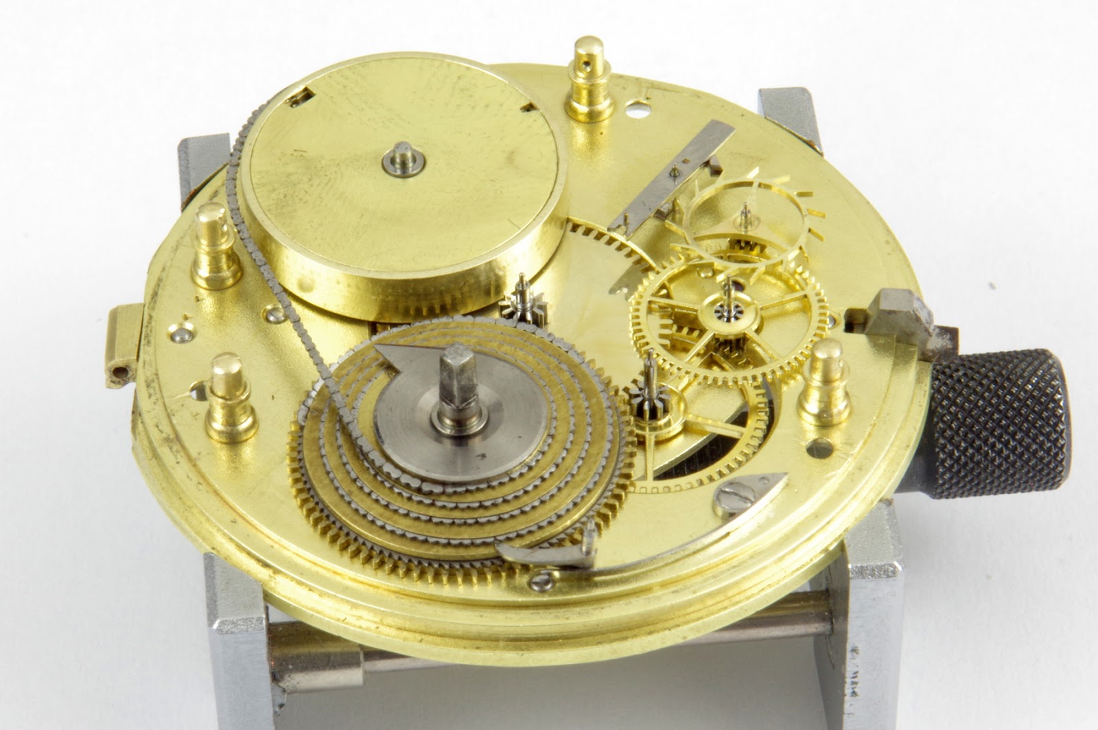 Pocket watch movement with Fusee et chain in Chasing Accuracy in Mechanical Wristwatches for A Collected Man London