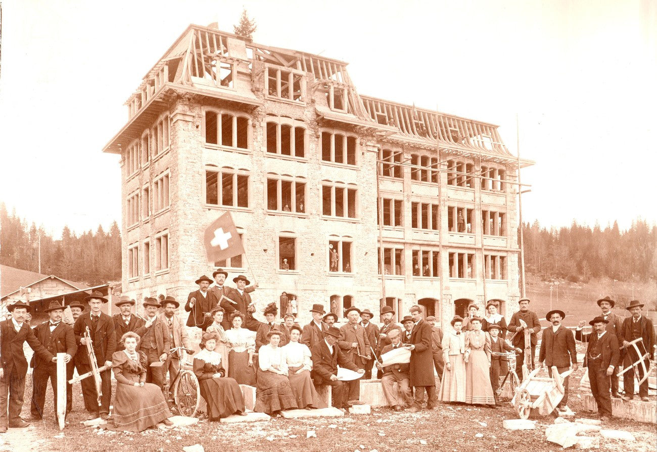 Ecole d'Horologerie when it was originally built in 1907 from A Collected Man London