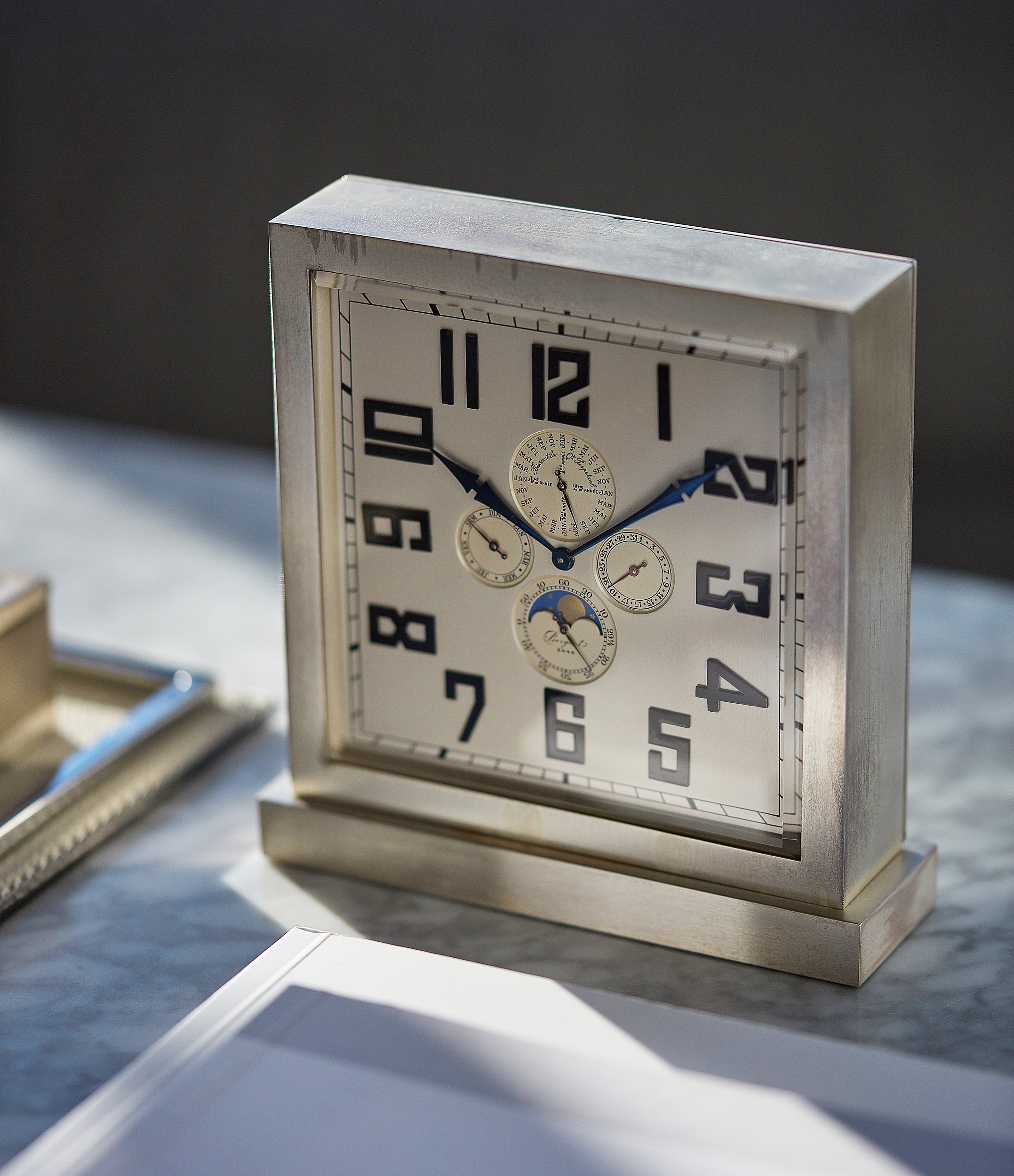 Breguet Art Deco Perpetual Calendar Desk Clock Buy rare Breguet ACM