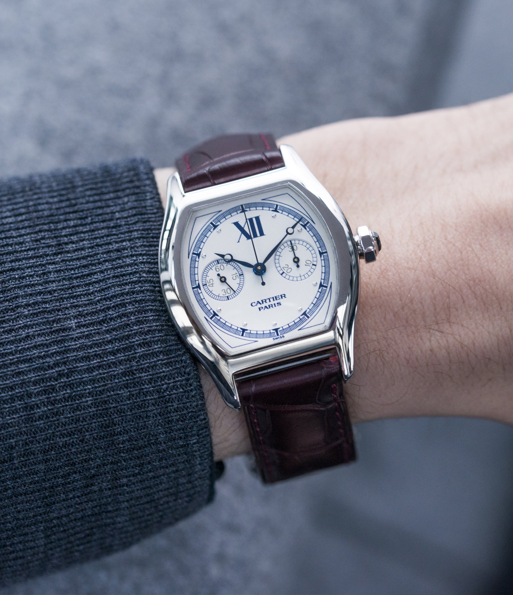 Cartier Monopoussoir 2396 THA Ebauche 