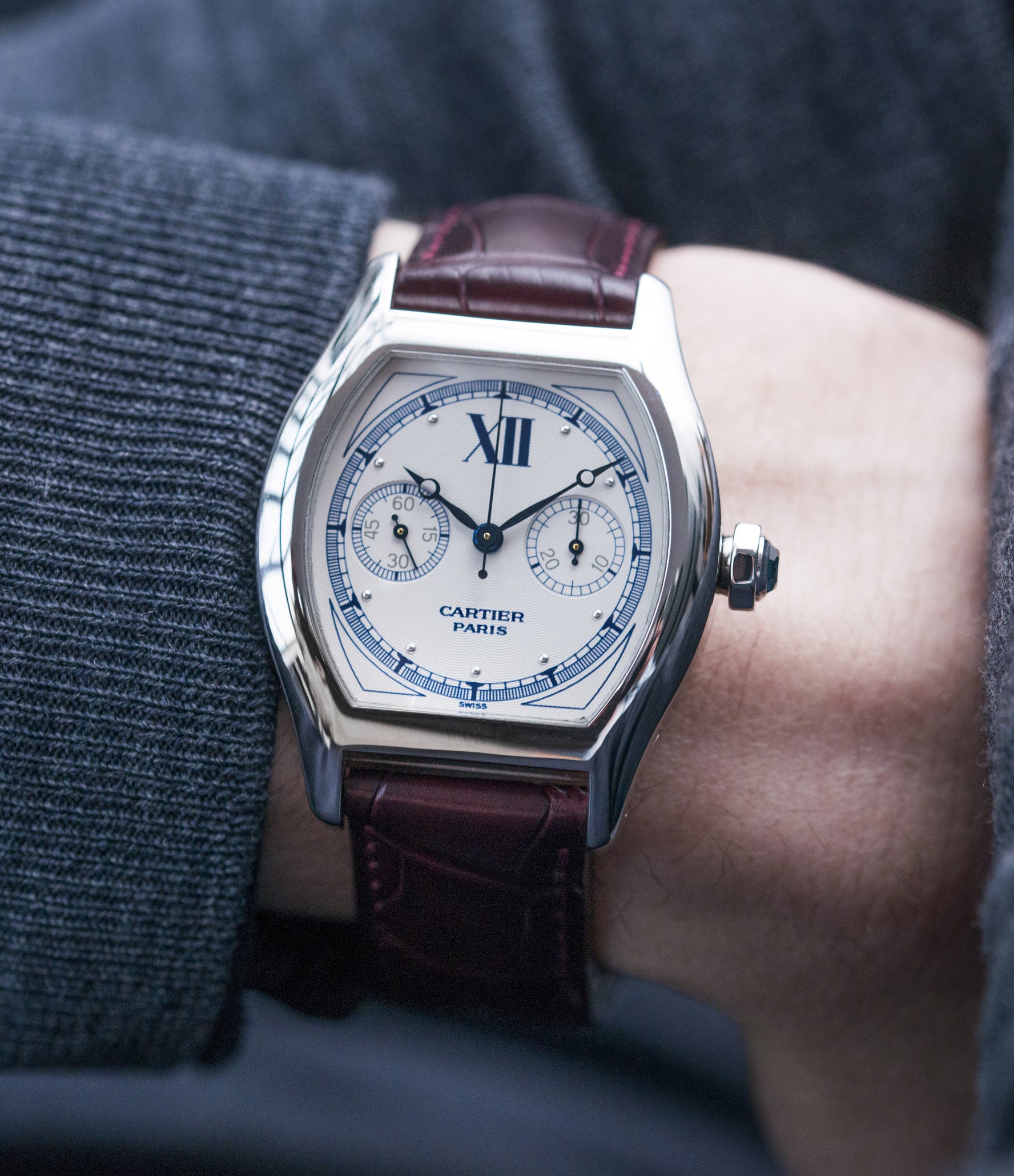 Cartier Monopoussoir 2396 THA Ebauche 