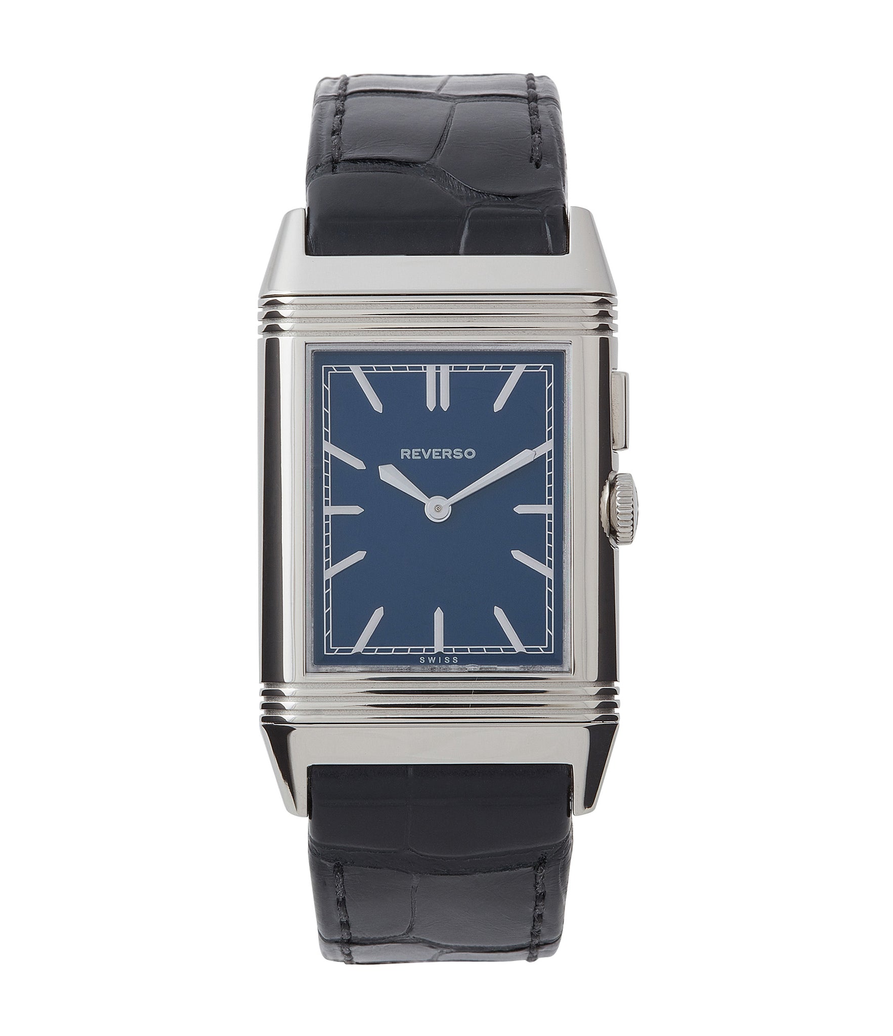 Jaeger-LeCoultre Grand Reverso Ultra-Thin Duoface Blue & Silver Dial ...