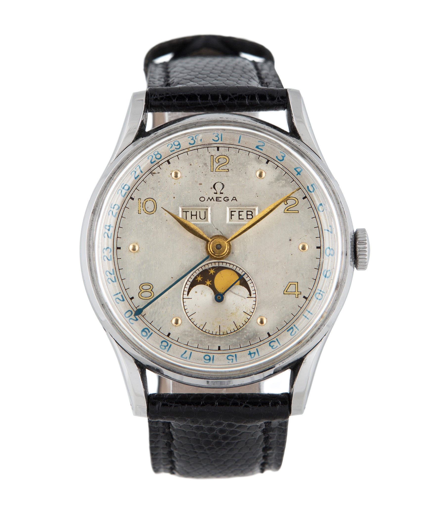 omega cosmic moonphase annual calendar gold