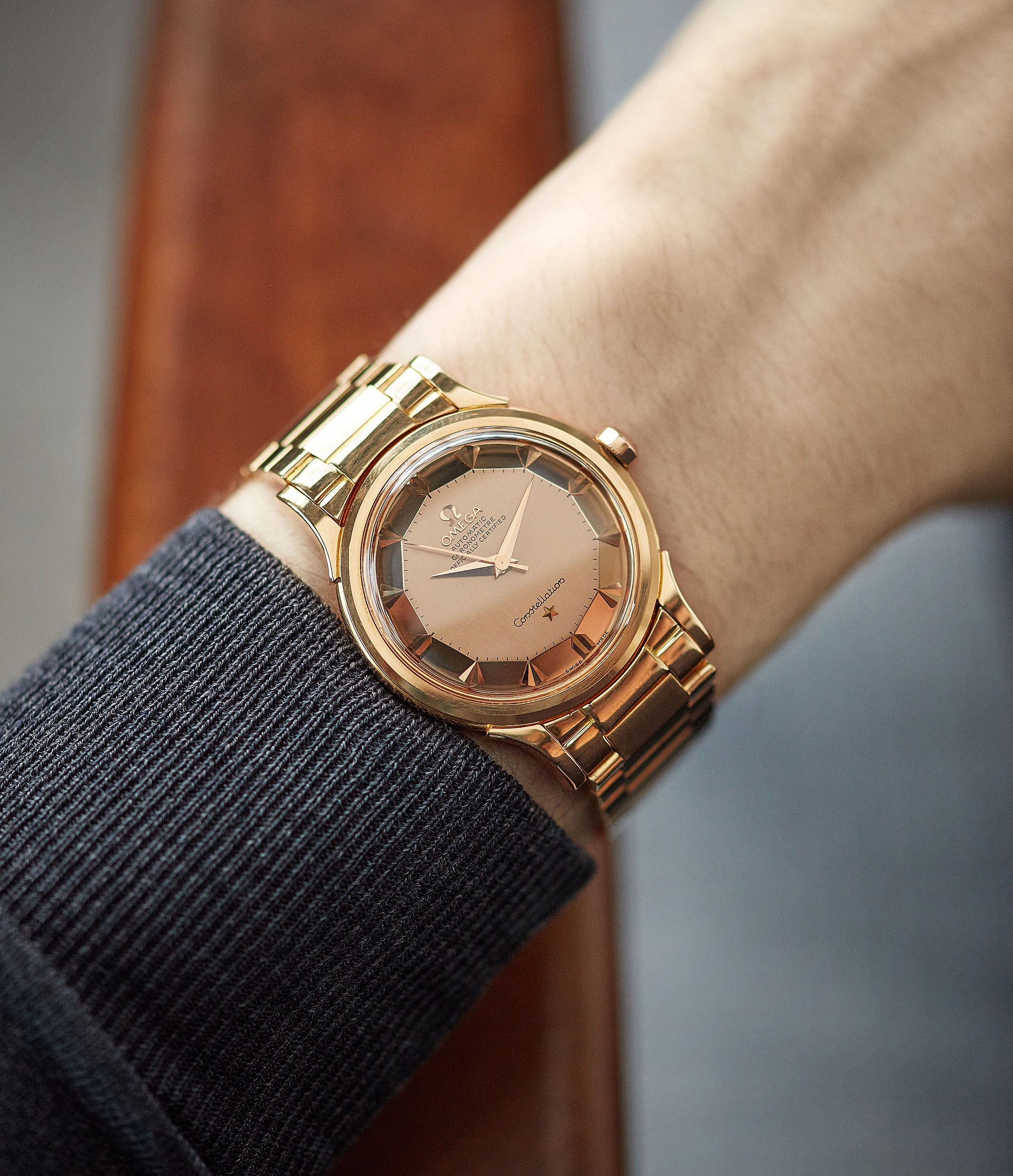 omega constellation wrist watch