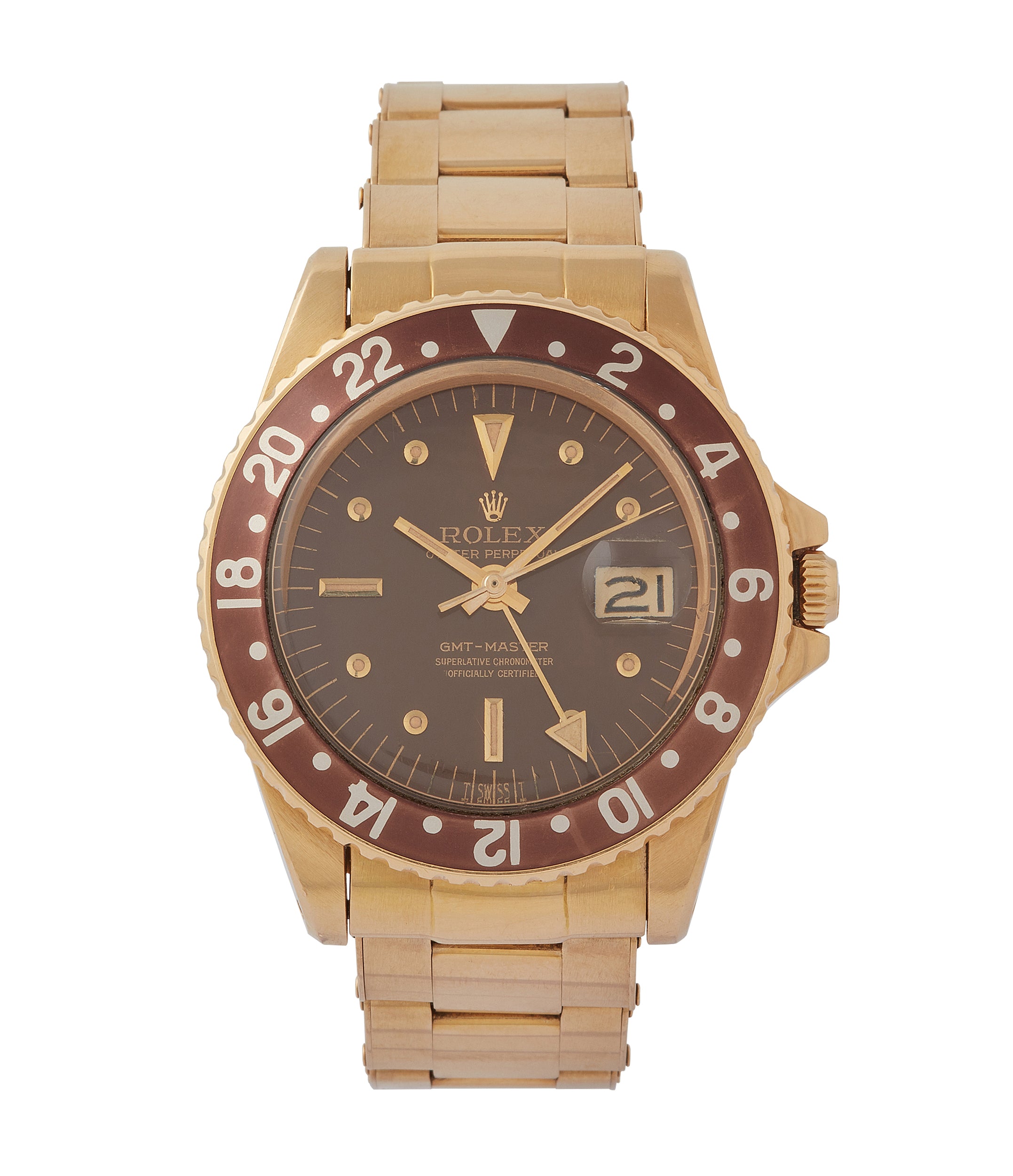 rolex 22 carat gold watch