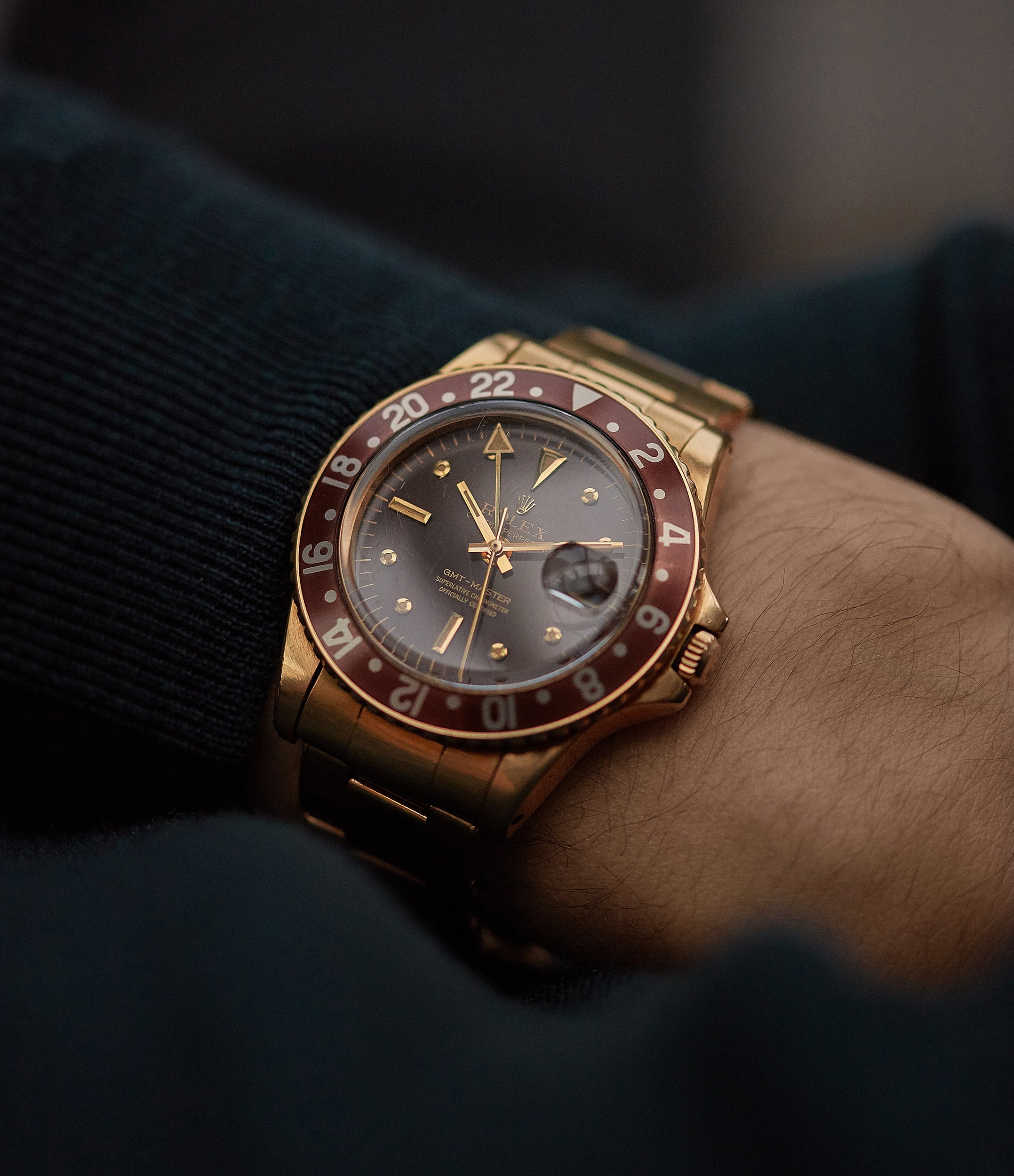 rolex 22 carat gold watch