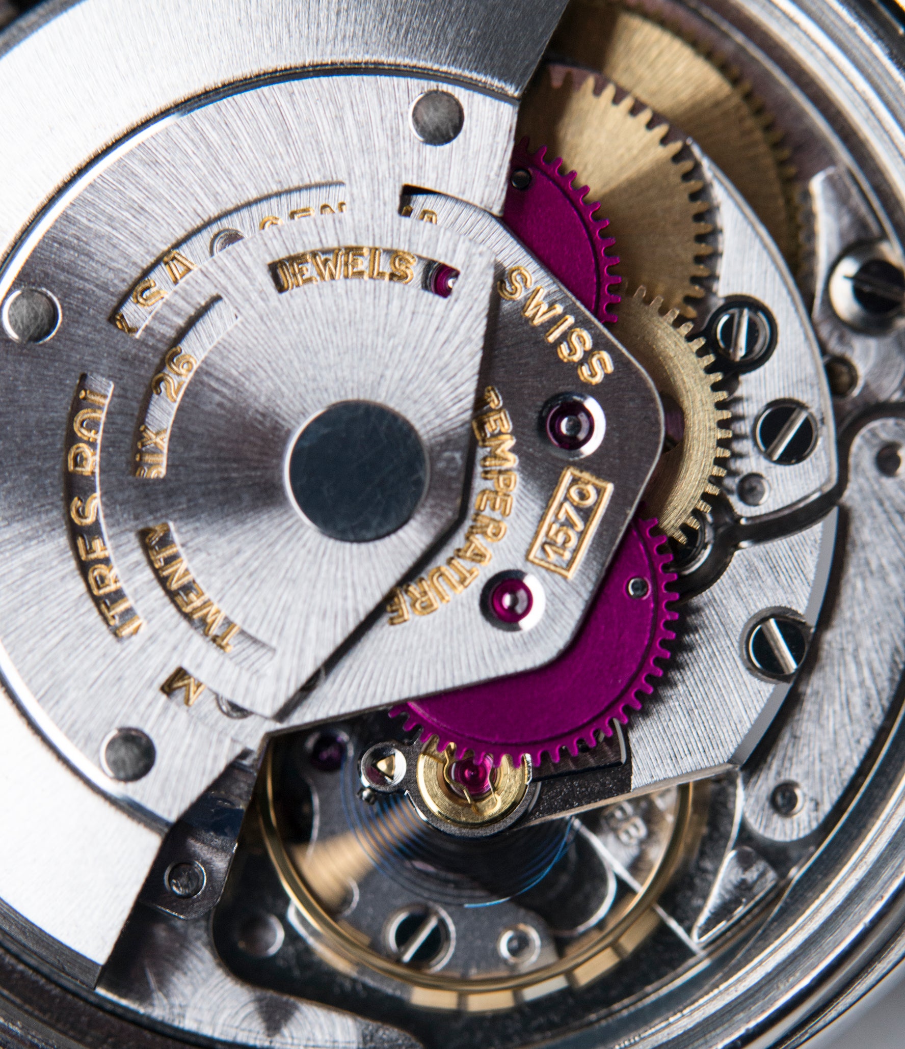 rolex oyster movement