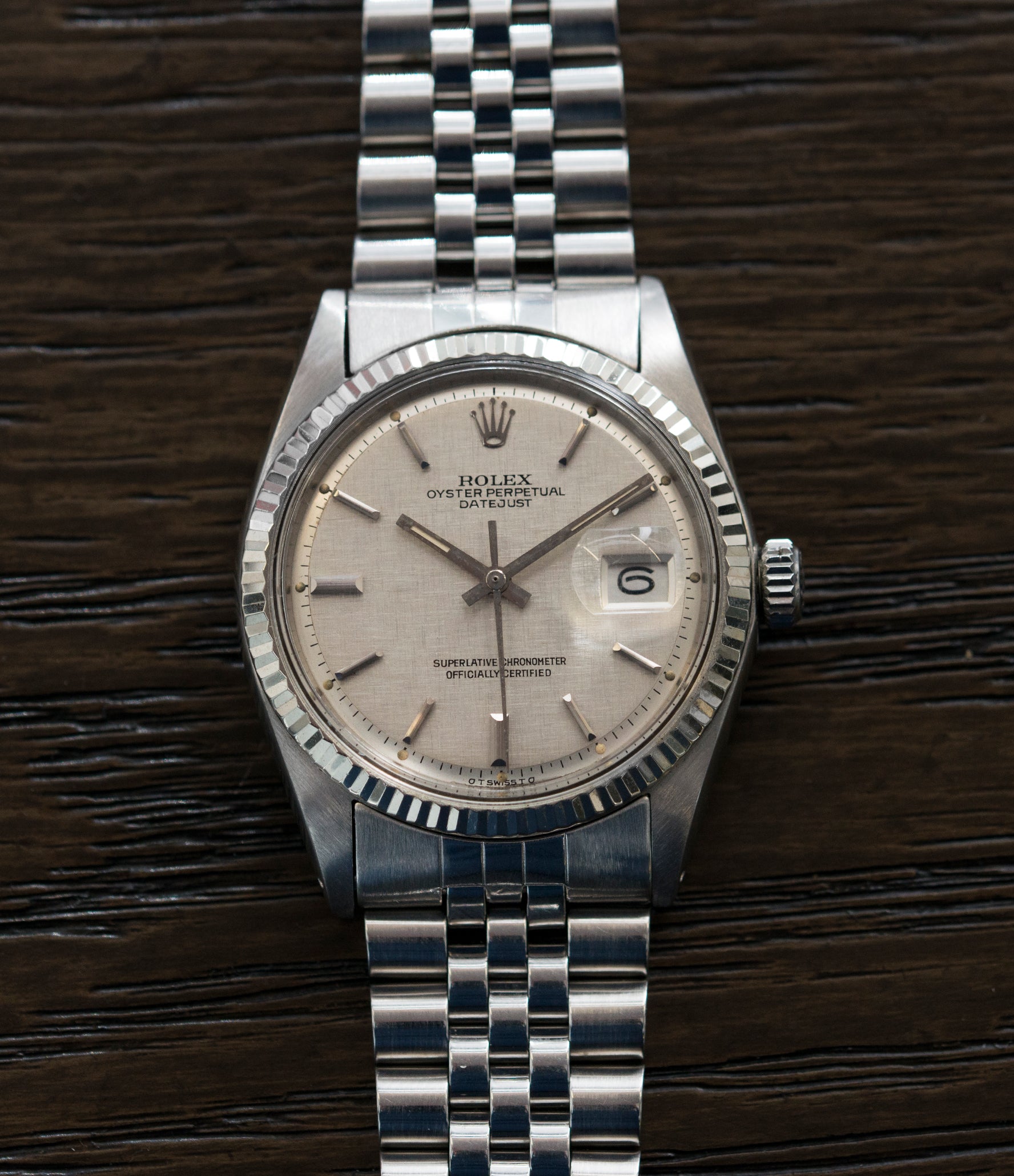 rolex oyster perpetual datejust officially certified chronometer