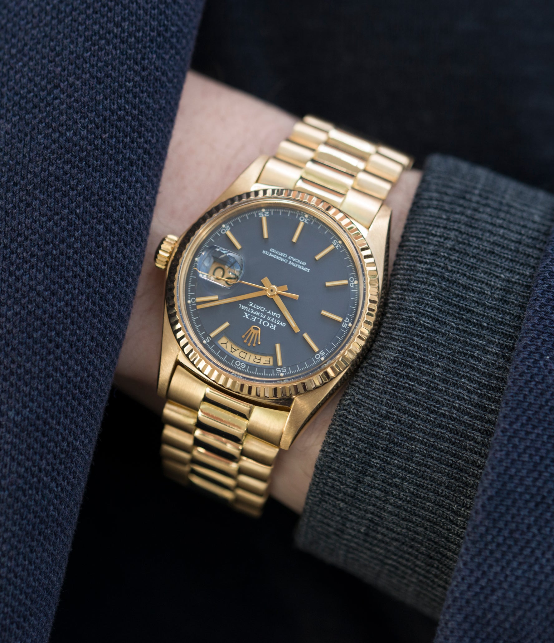 rolex day date gold vintage