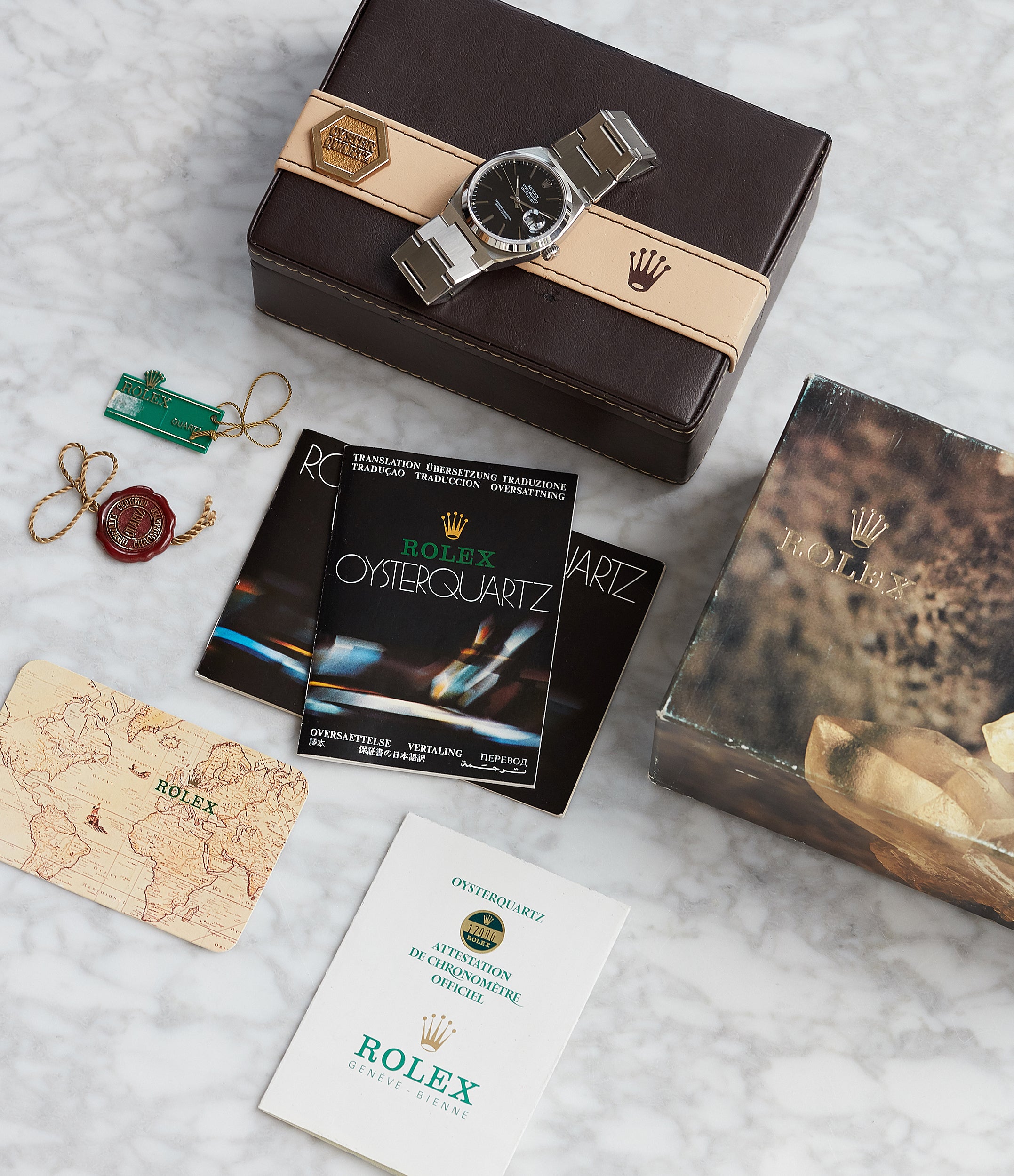 rolex oysterquartz box