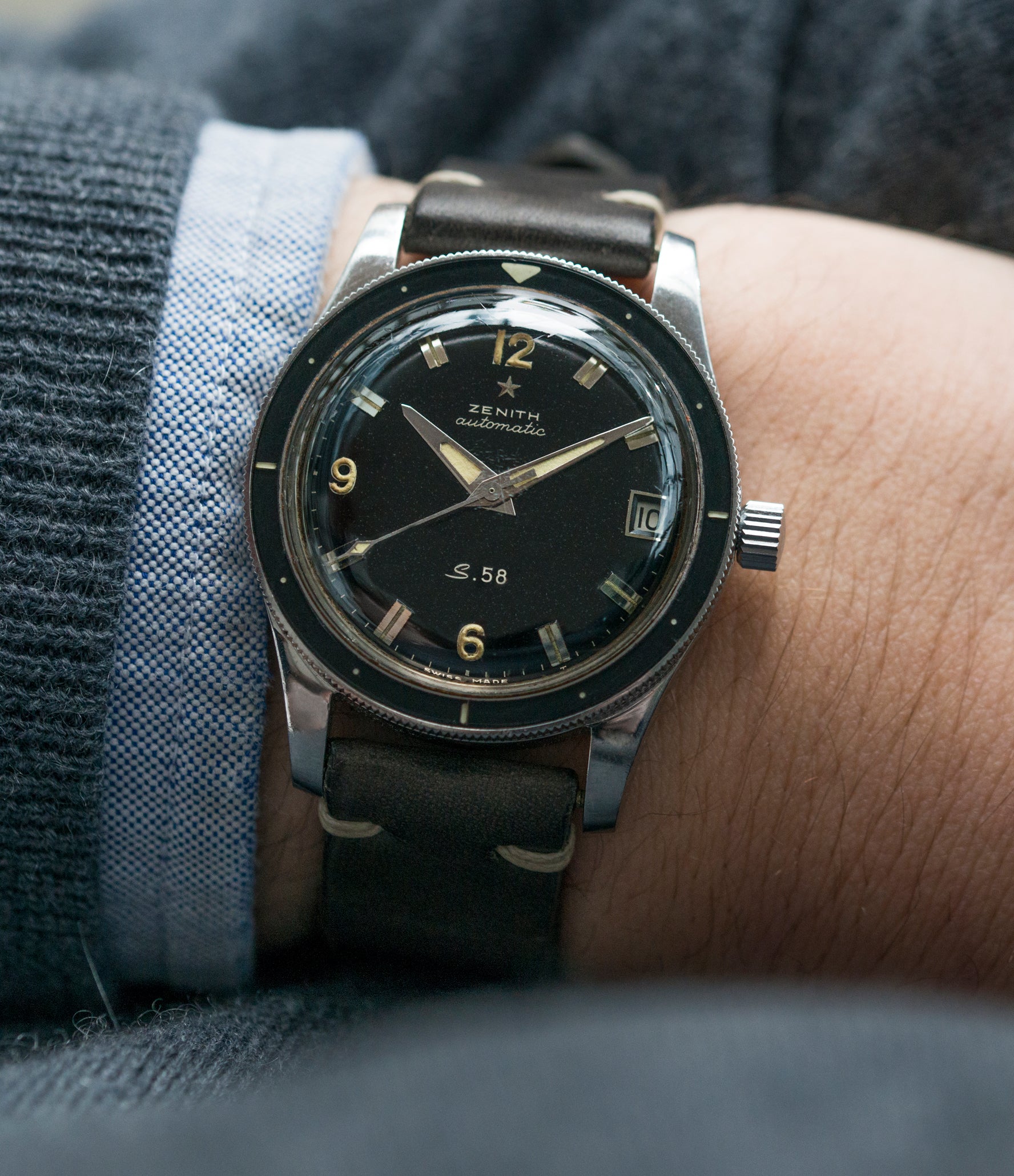 Buy vintage Zenith S.58 Divers watch | Buy vintage Zenith watches – A ...