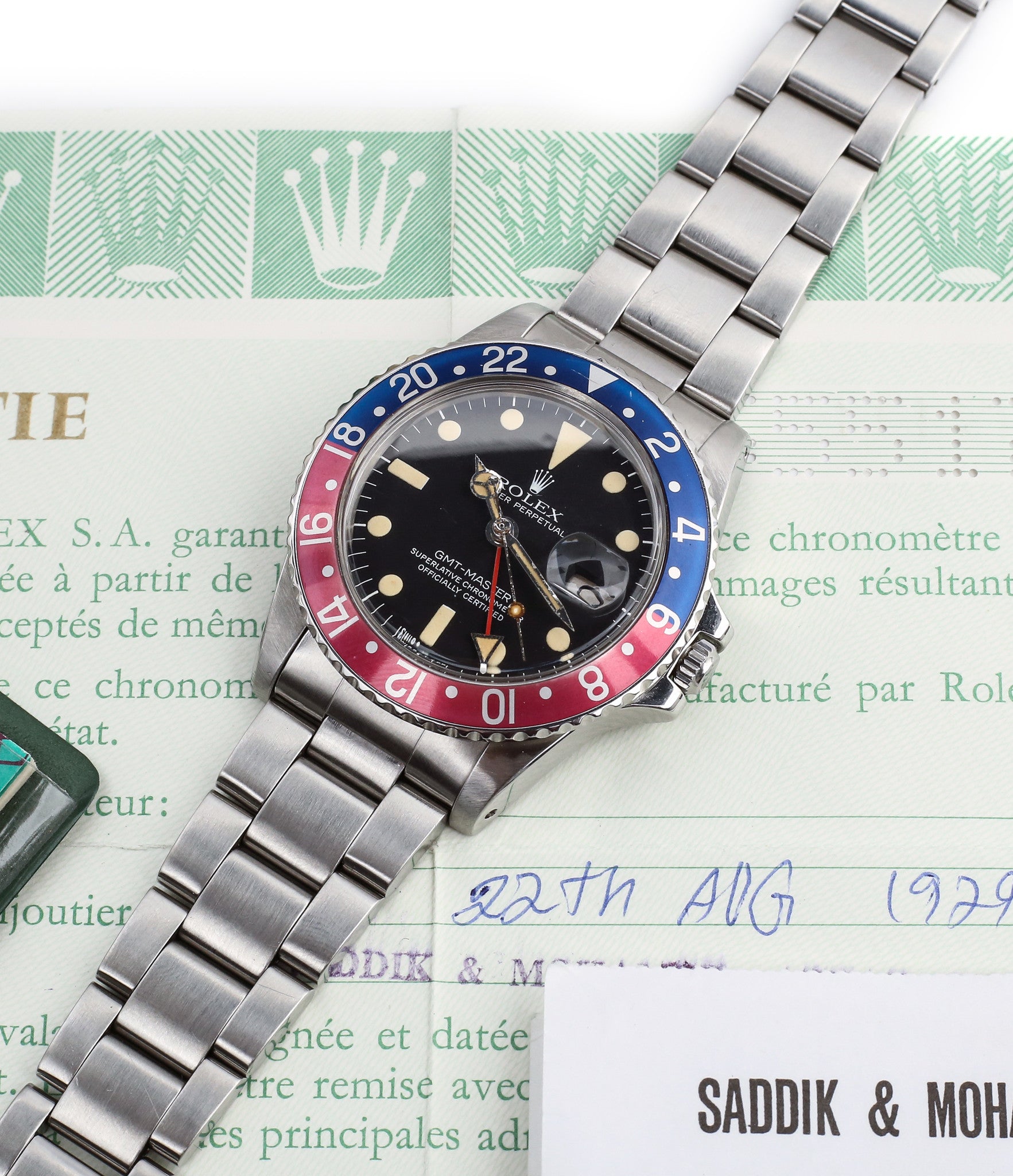 rolex 1675 full set