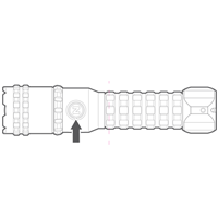 NEBO FL3000 charge indicator