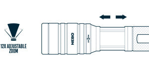 Tac Slyde flashlight and zoom operation 