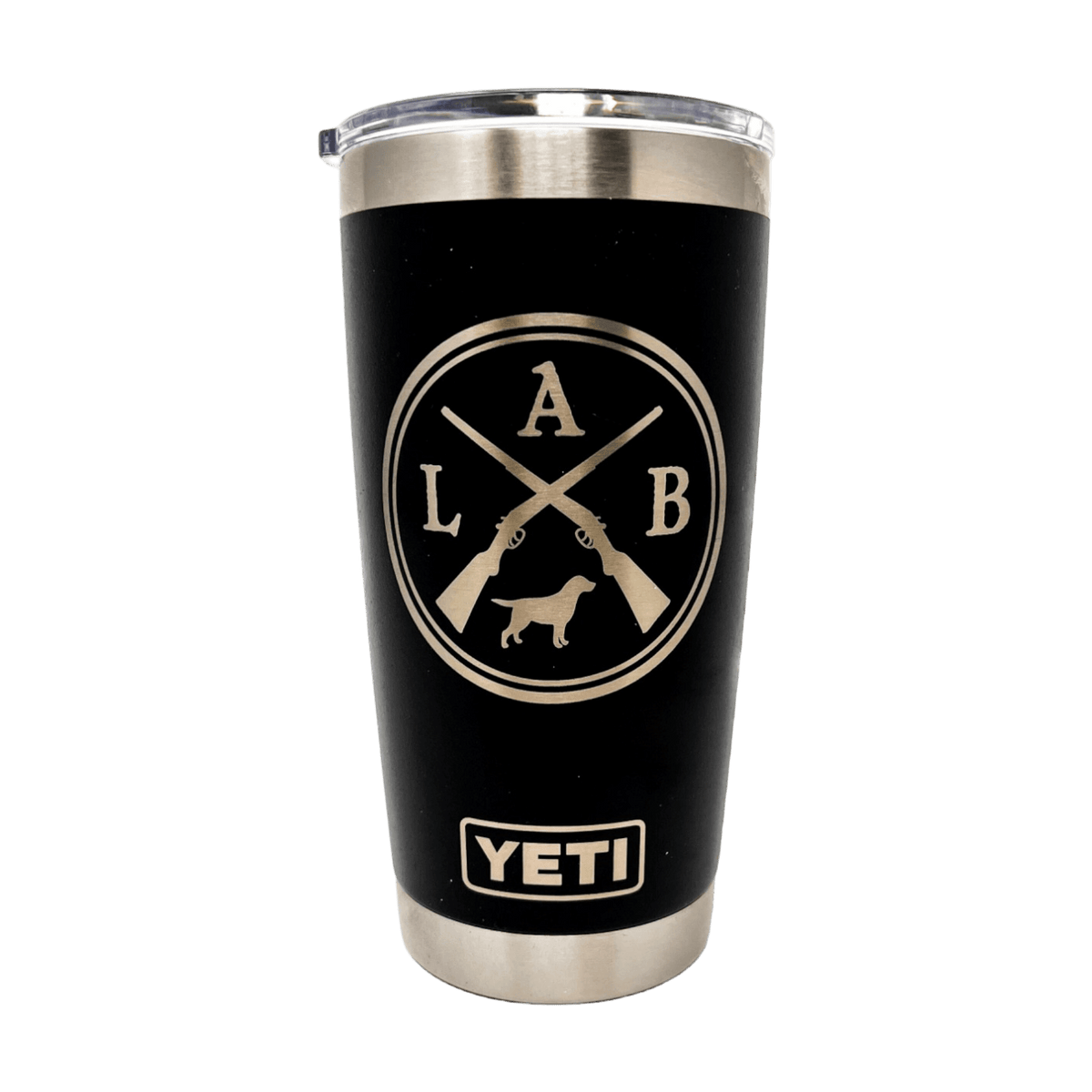 Yeti- Wild Willies Rambler 20 Oz-Black Custom Logo