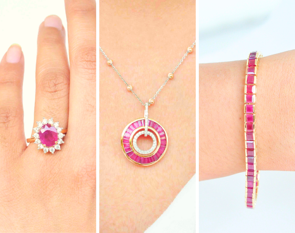 ruby jewlery collection
