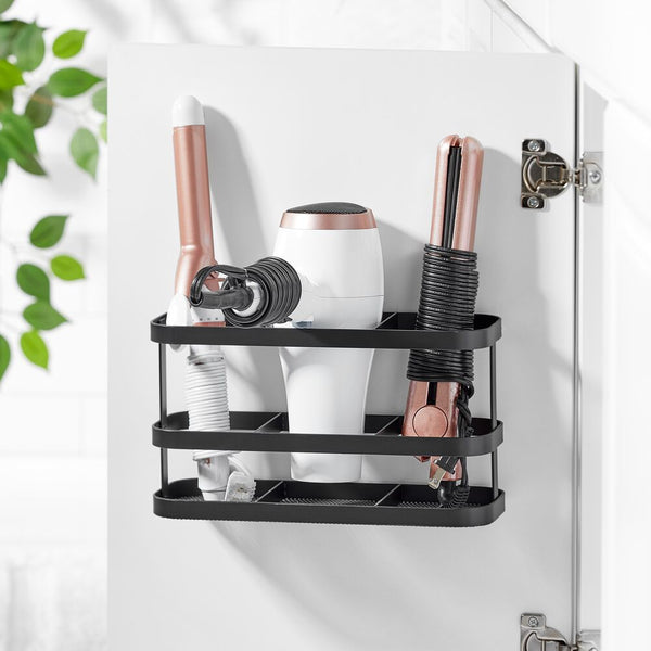 Hair Styling Tool Organizer for Bathroom Vanity I mDesign