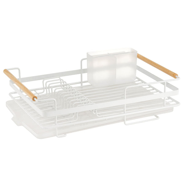 Compact Dish Rack for Kitchen Counter with Silicone Dish Drying Mat, S –  Modern Rugs and Decor