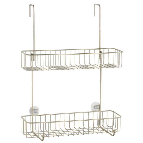 mDesign Metal Steel Hanging Shower Caddy, 4 Basket Organizer Rack for  Bathroom; Hold Handheld Shower Head, Hose, Shampoo, Conditioner, Shaving  Cream