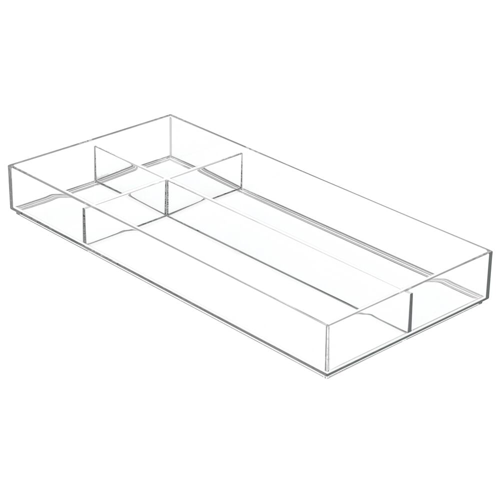 4-Section Divided Drawer Organizer