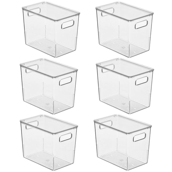 ENLIFE Stackable Storage Bins with Lids and Doors – ENLIFEUAE