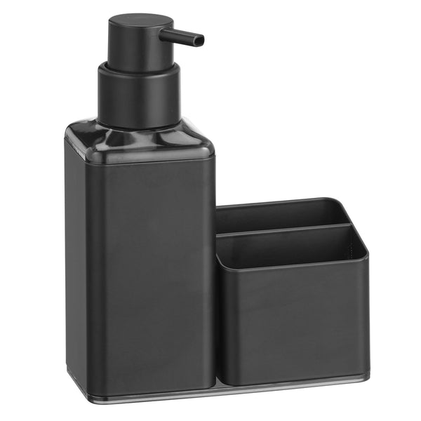 Mdesign Plastic Kitchen Sink Countertop Hand Soap Dispenser, Matte