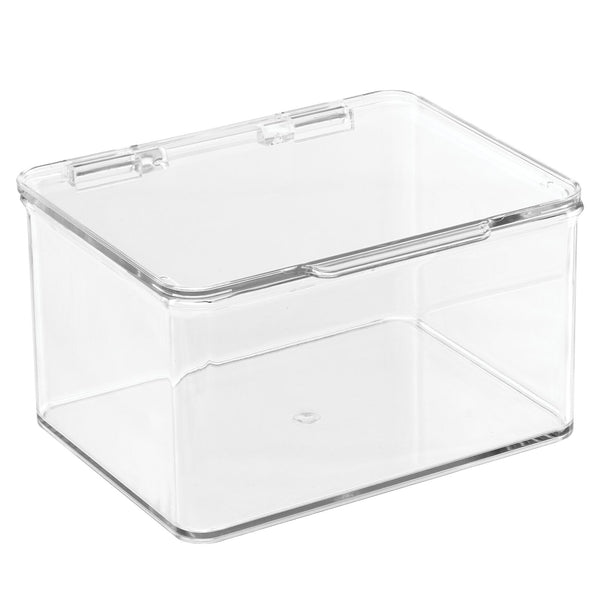 Mdesign Linus Open Front Kitchen Plastic Storage Organizer Bin, 4 Pack -  8.5 X 8.5 X 7.5, White : Target