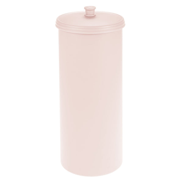 iDesign Kent Plastic Toilet Paper Tissue Roll Reserve Canister, Free-Standing