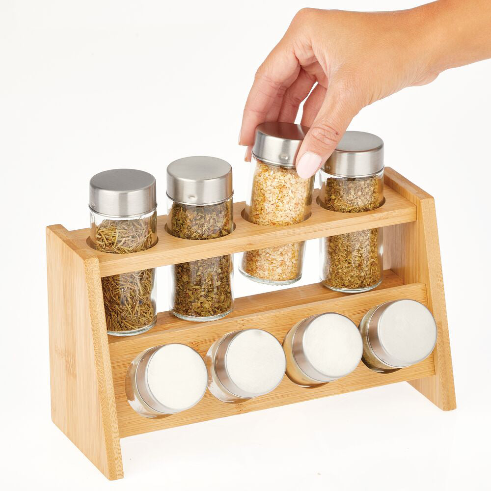 Spice Rack Organizer for Cabinet, Bamboo Spice Rack Organizer for Counter  Top 3-Tier Spice Shelf Versatile Seasoning Organizer Space Saving Wooden  Spice Rack - China Kitchen Organizer and Bamboo Spice Rack price