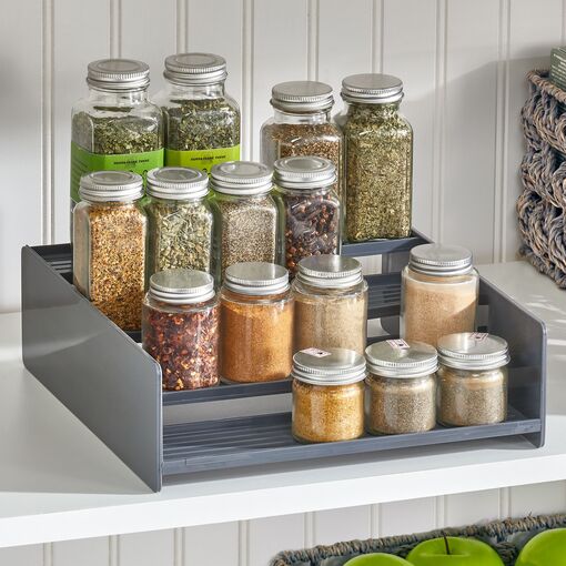 Pinnacle Cookery In-Drawer Bamboo Spice Rack – Pinnacle Cookery