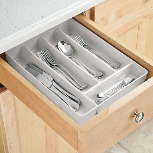 🔥 2 Tiers Cutlery+Utensils Kitchen Drawer Organizer - GEN2 🔥 Fit