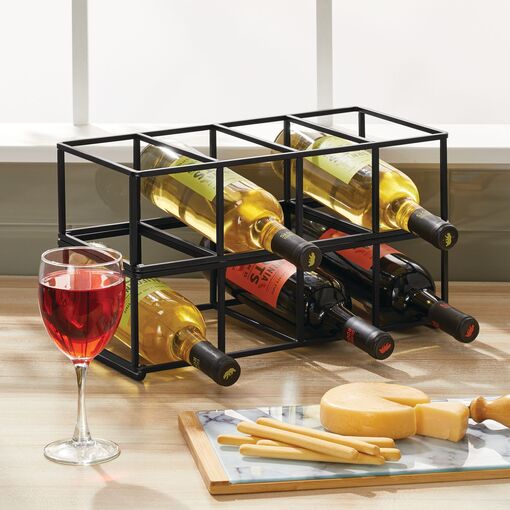 Wine Rack, Wall Mount Wine Rack, Wine Bottle Holder, Wine Glass Holder –  Fine Wine Caddy