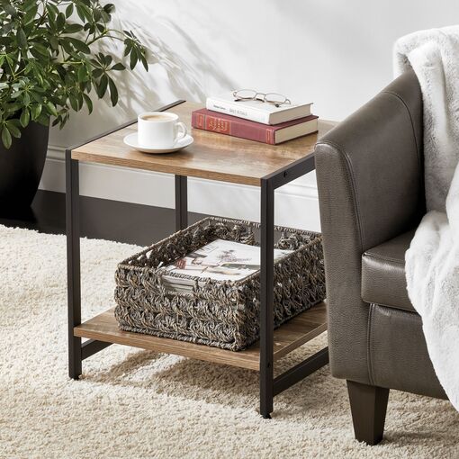 Caisson Side Table / Nightstand – Moss Design