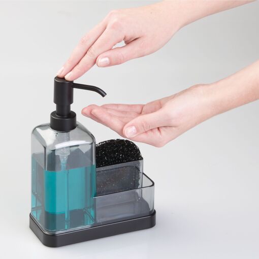 Christmasdesign Kitchen Soap Dispenser With Sponge Holder, Durable