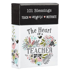 The Heart of A Teacher Box of Blessings - Heartfelt Gift Box