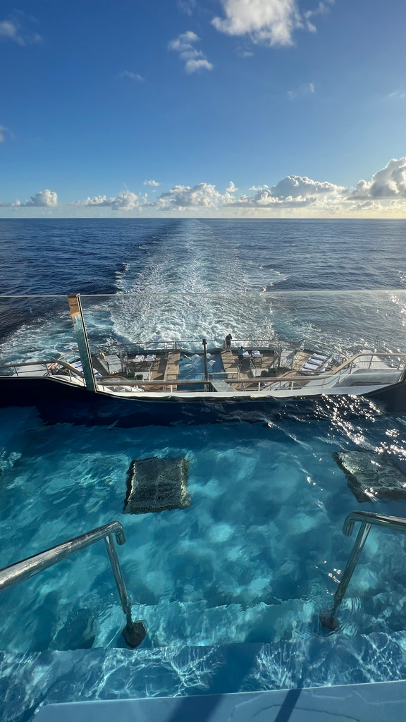 RItz-Carlton Yacht Collection: view from Evrima